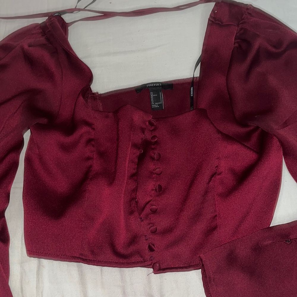 Forever 21 Maroon blouse